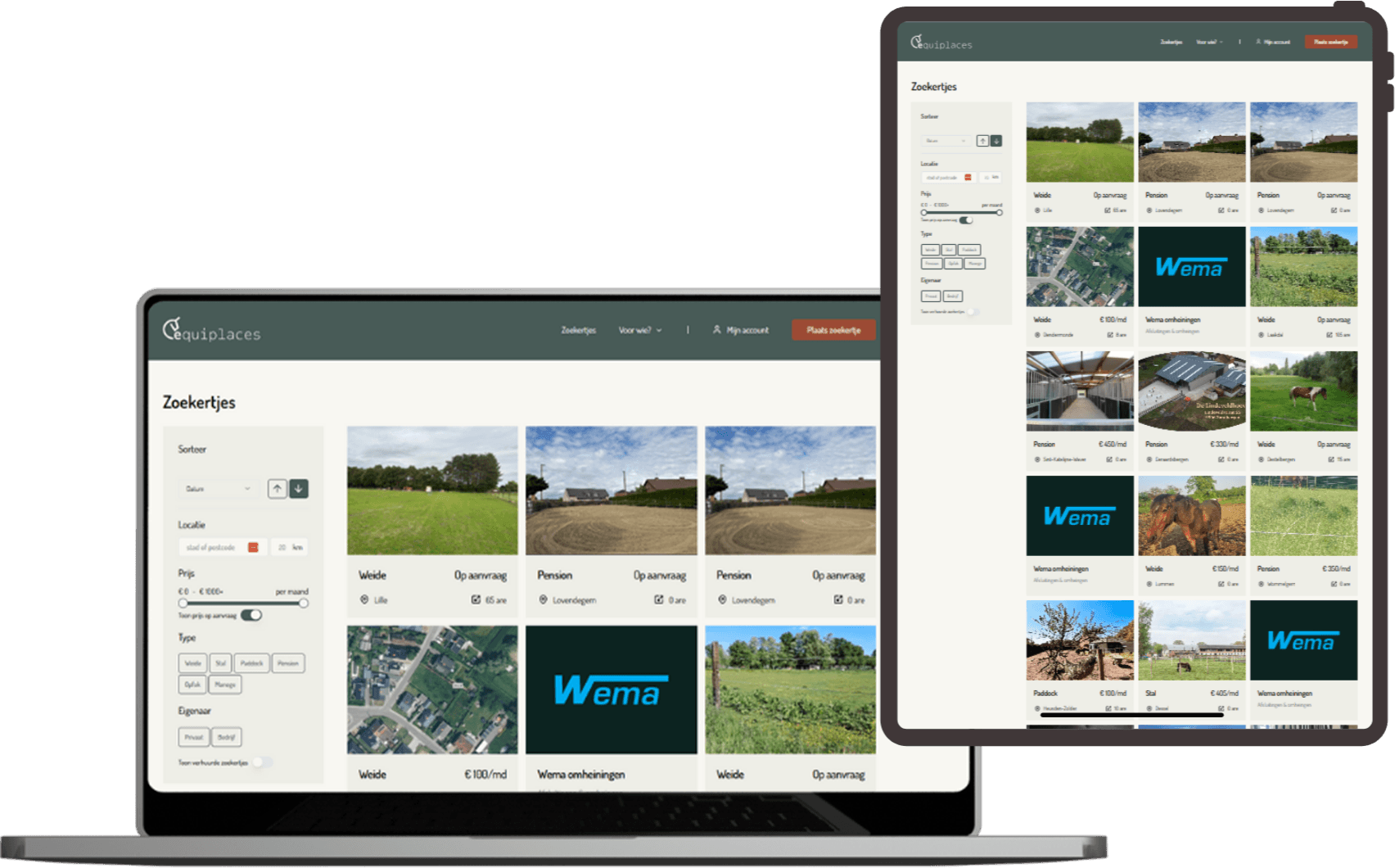 Equiplaces voor verhuurders